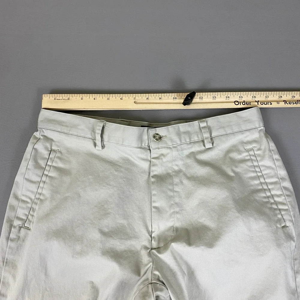 Dockers Khakis Pants Men's Size 36x32 Tan Cotton Lycra Straight Leg Chino Beige